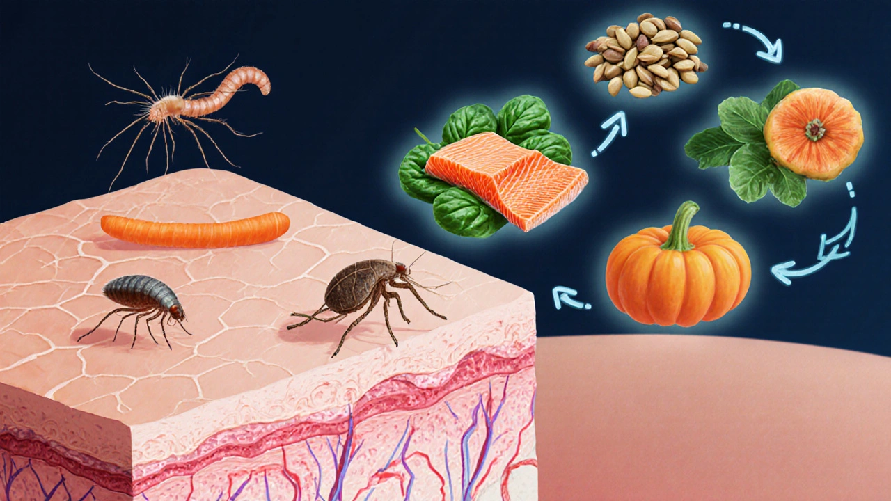How Diet Can Help Prevent and Treat Skin-Invading Parasites
