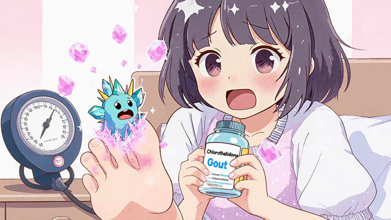 Chlorthalidone and Gout: What You Need to Know About This Blood Pressure Drug and Joint Pain