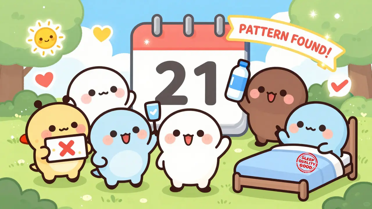 Diverse characters holding up their triggers like cheese and water, celebrating with a calendar.